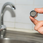 No water tip 8 is for a single faucet - unscrew the filter to verify that it hasn't become clogged
